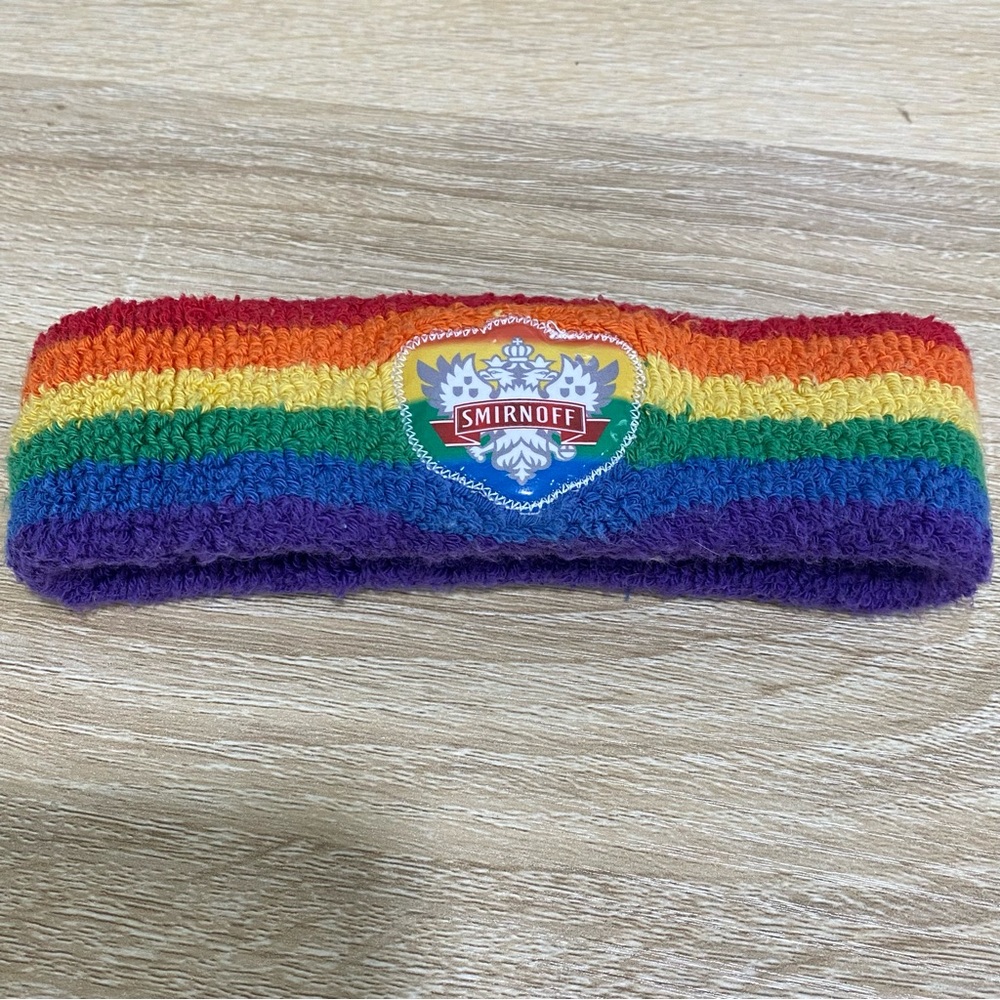 Rainbow Smirnoff headband promotional collectors item